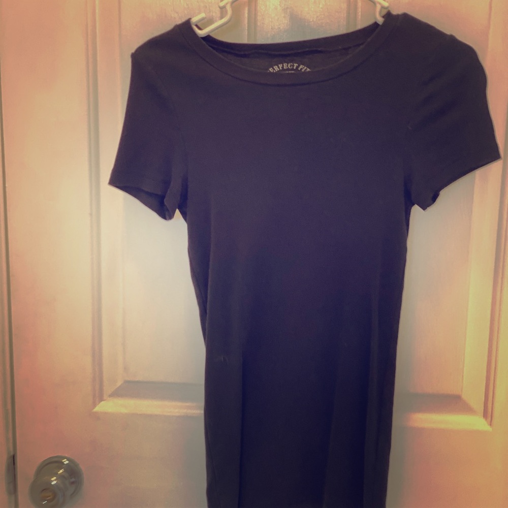 J Crew Black Tee